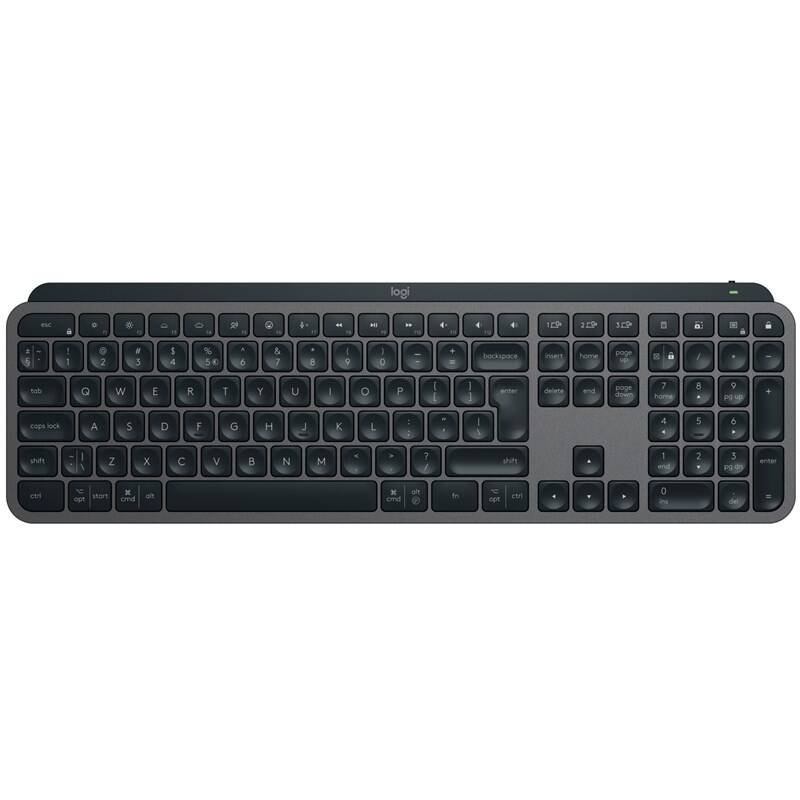 Klavesnica-Logitech-MX-Keys-S-CZSK-layout-grafitova Klávesnica Logitech MX Keys S, CZ/SK layout - grafitová – Obrázok 1