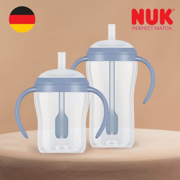 Kojenecká fľaša NUK Perfect Match na učenie so slamkou PENGUIN 260 ml – Obrázok 6