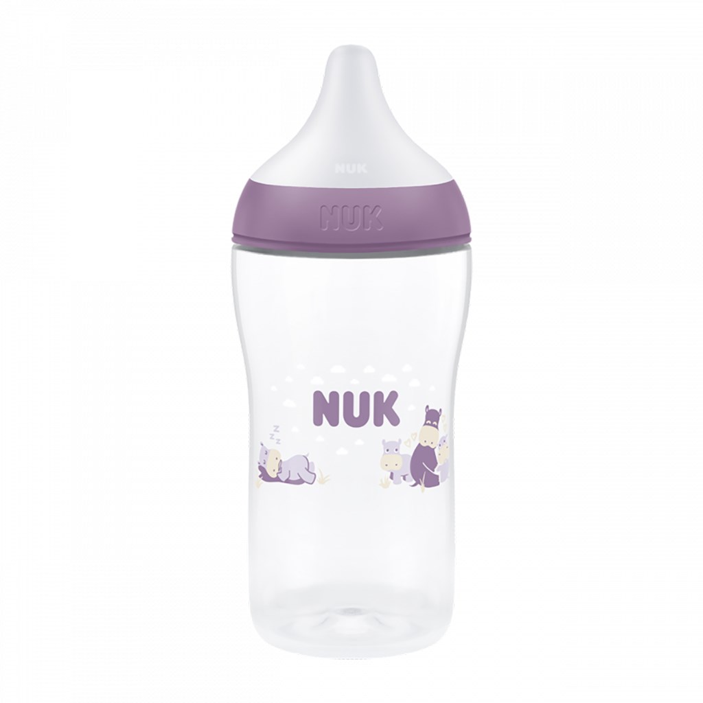 Kojenecka-flasa-NUK-Perfect-Match-s-kontrolou-teploty-Hippo-260-ml Kojenecká fľaša NUK Perfect Match s kontrolou teploty Hippo 260 ml – Obrázok 1