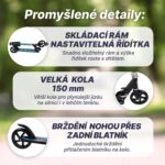 Kolobežka Acra Joy Superhero do 9 rokov – Obrázok 6