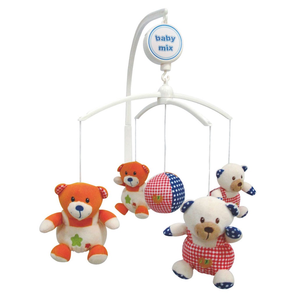 Kolotoc-nad-postielku-Baby-Mix-Medvediky Kolotoč nad postieľku Baby Mix Medvedíky – Obrázok 1