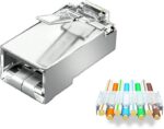 Konektor RJ45 FTP 8p8c, Cat 6, drát, skládaný – Obrázok 2