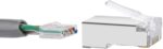 Konektor RJ45 FTP 8p8c, Cat 6, drát, skládaný – Obrázok 3