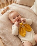 Kúsok s listami New Baby Ears mustard – Obrázok 3