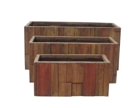 Kvetináč G21 Wood Box 99cm – Obrázok 4