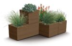 Kvetináč Prosperplast MADERA CASE eco wood 77 cm biely eco – Obrázok 3