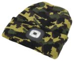 LED čelovka Cattara čiapka ARMY s LED svietidlom USB nabíjanie – Obrázok 2