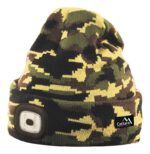 LED čelovka Cattara čiapka ARMY s LED svietidlom USB nabíjanie – Obrázok 3