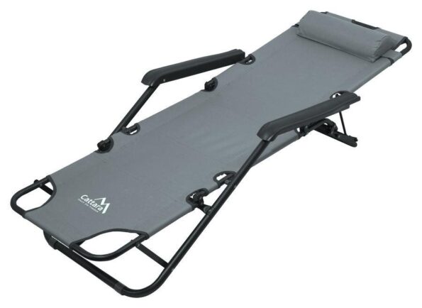 Ležadlo Cattara COMFORT sivé – Obrázok 5