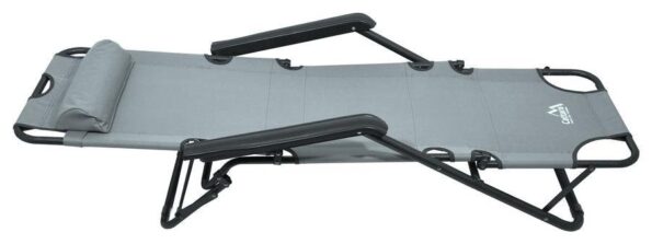 Ležadlo Cattara COMFORT sivé – Obrázok 6