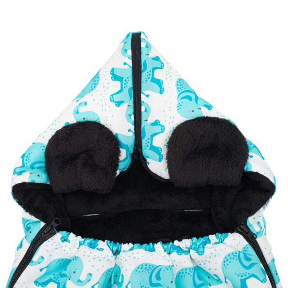 Luxusný fusak New Baby Sloníky – Obrázok 3