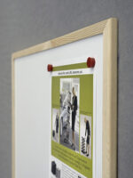 Magnetická tabuľa ARTA Eco board 40 × 60 cm, lakovaný povrch, drevený rám – Obrázok 2