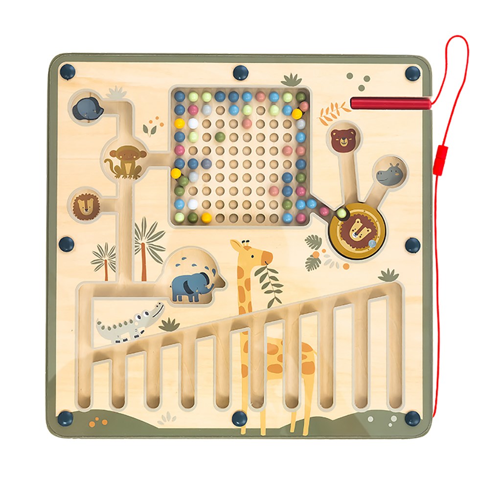 Magneticke-safari-bludisko-Baby-Mix Magnetické safari bludisko Baby Mix – Obrázok 1