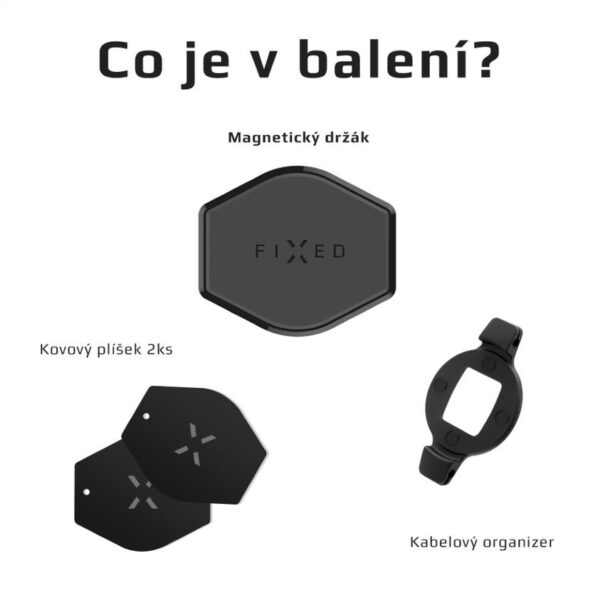 Magnetický držiak FIXED Icon Air Vent do ventilácie s kĺbom, čierny – Obrázok 13