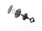 Magnetický držiak FIXED Icon Air Vent do ventilácie s kĺbom, čierny – Obrázok 9