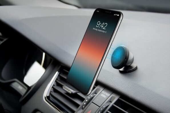 Magnetický držiak FIXED Icon Flex mini na palubnú dosku, čierny – Obrázok 12