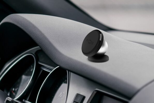 Magnetický držiak FIXED Icon Flex mini na palubnú dosku, čierny – Obrázok 5