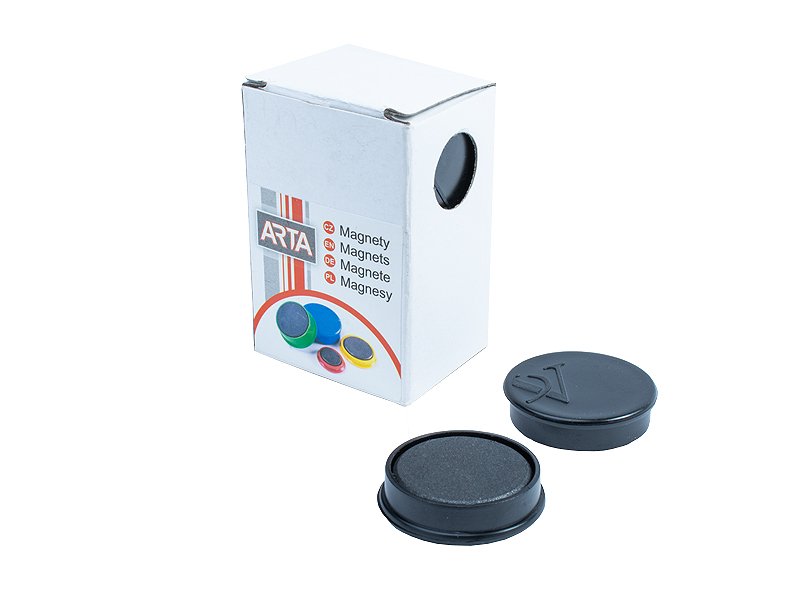 Magnety-ARTA-priemer-30mm-cierne-10ks-v-baleni Magnety ARTA priemer 30mm, čierne (10ks v balení) – Obrázok 1