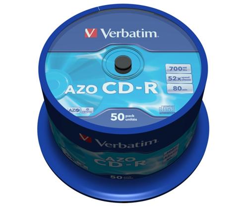 Medium-Verbatim-CD-R-700MB-80min-52x-Crystal-50-cake Médium Verbatim CD-R 700MB 80min 52x Crystal 50-cake – Obrázok 1