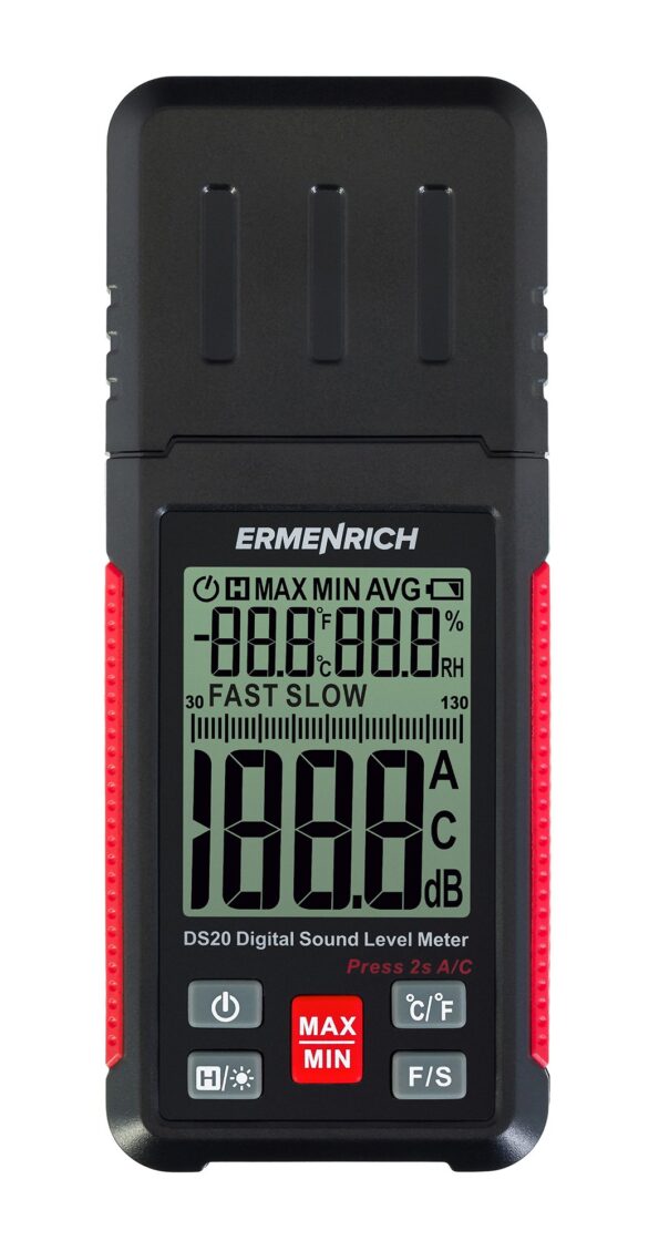 Merač Ermenrich Seek DS20 – merač hladiny hluku – Obrázok 4