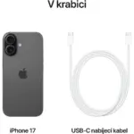 Mobilný telefón Apple iPhone 17 256GB čierny – Obrázok 9