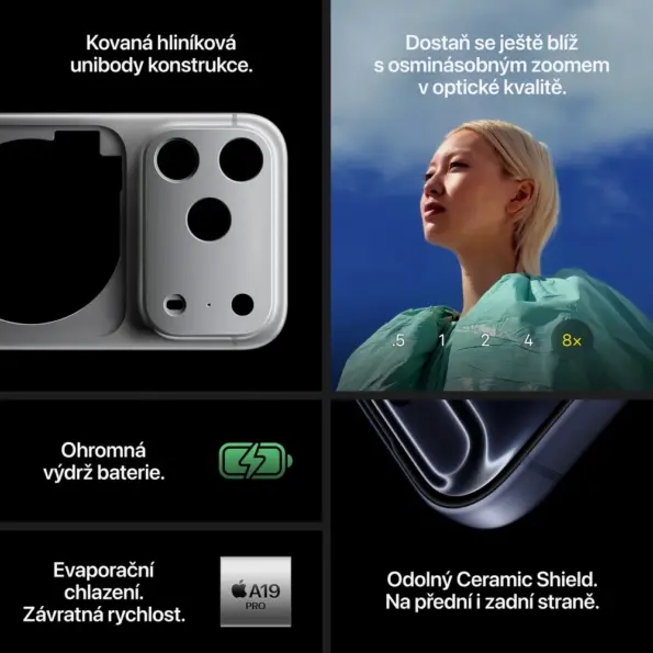 Mobilný telefón Apple iPhone 17 Pro Max 256GB kozmicky oranžový – Obrázok 6