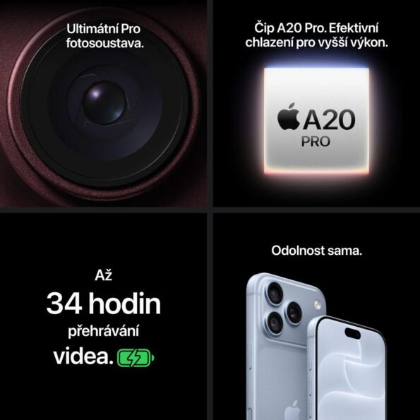 Mobilný telefón Apple iPhone 18 Pro 256GB ľadovcovo modrá – Obrázok 9