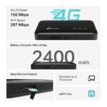 Modem TP-Link M7005 so Wi-Fi routerom, 3G/4G LTE, batéria – Obrázok 5