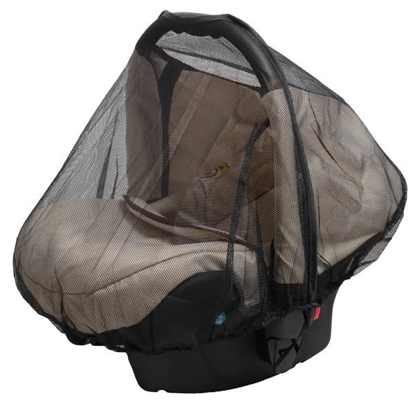 Moskytiera-na-autosedacku-New-Baby-Basic-cierna Moskytiéra na autosedačku New Baby Basic čierna – Obrázok 1