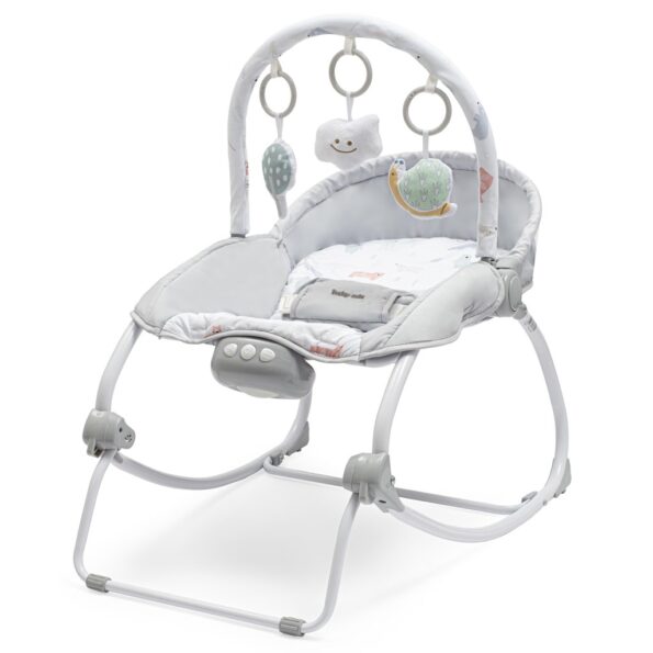 Multifunkčné hojdacie lehátko pre miminko Baby Mix slimák – Obrázok 2