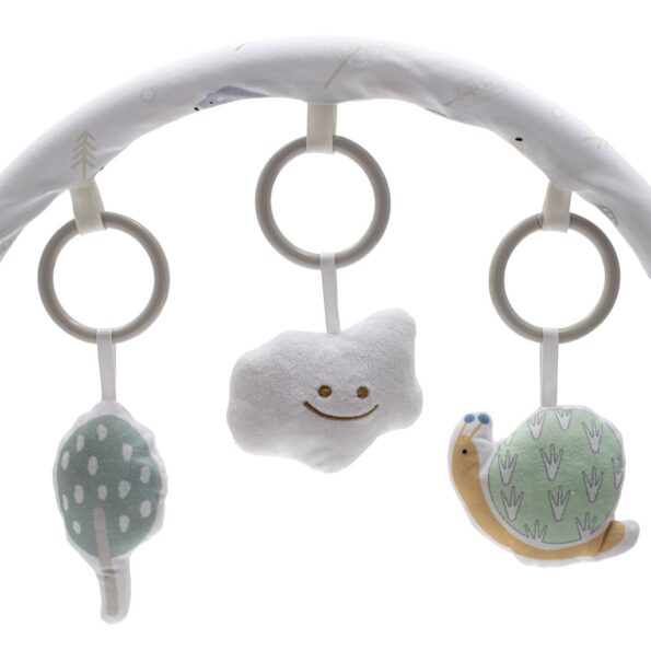 Multifunkčné hojdacie lehátko pre miminko Baby Mix slimák – Obrázok 6