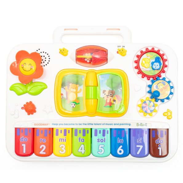 Multifunkčný hudobný učebný stolík 3in1  Baby Mix – Obrázok 6