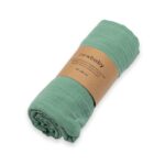 Mušelínová deka New Baby green – Obrázok 2