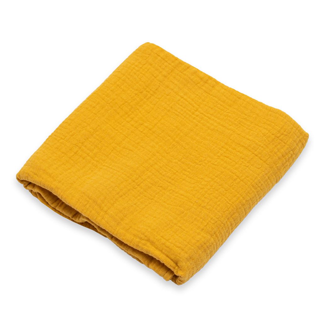 Muselinova-deka-New-Baby-mustard Mušelínová deka New Baby mustard – Obrázok 1