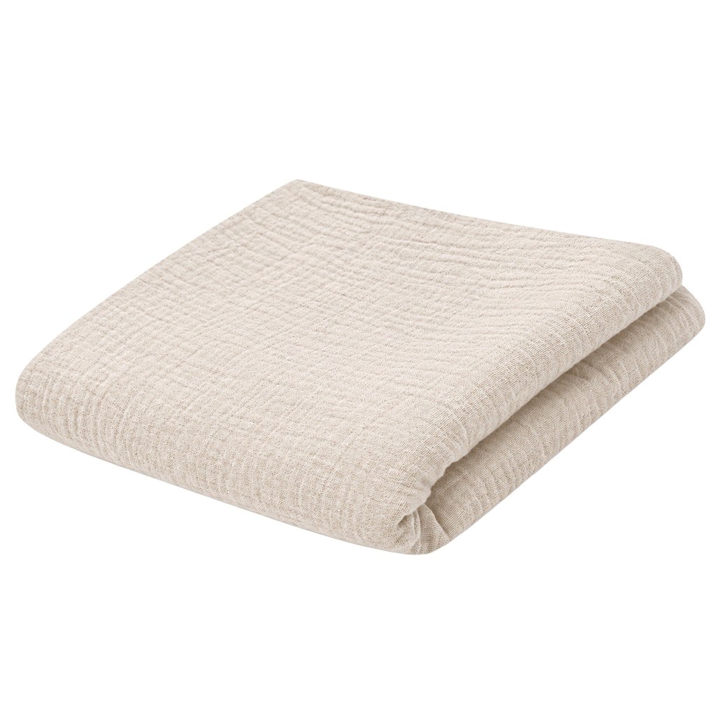 Muselinova-detska-deka-New-Baby-70x100-cm-linen Mušelínová detská deka New Baby 70x100 cm linen – Obrázok 1