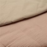 Mušelínová hracia deka New Baby Leaf beige – Obrázok 2