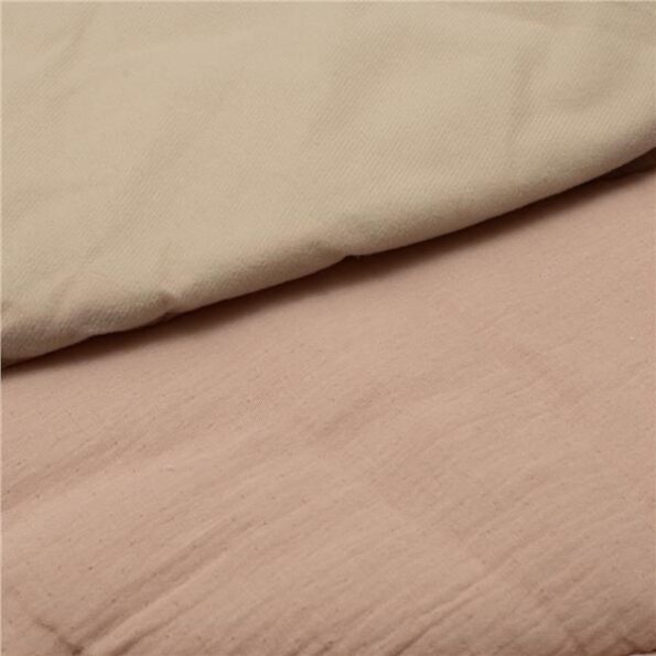 Mušelínová hracia deka New Baby Leaf beige – Obrázok 2