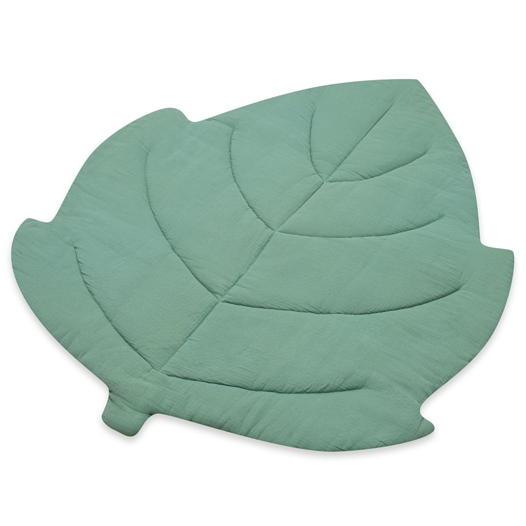Muselinova-hracia-deka-New-Baby-Leaf-mint Mušelínová hracia deka New Baby Leaf mint – Obrázok 1