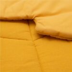 Mušelínová hracia deka New Baby Leaf mustard – Obrázok 2