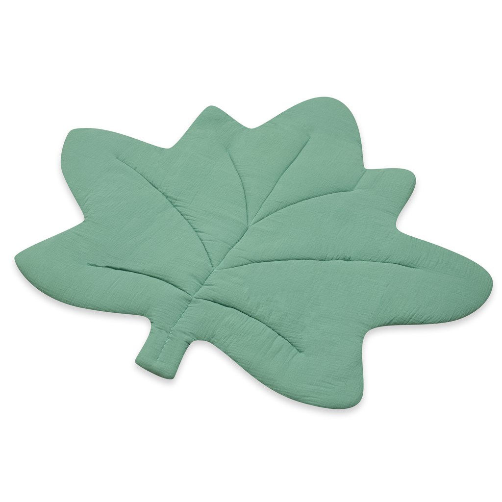 Muselinova-hracia-deka-New-Baby-Maple-Leaf-mint Mušelínová hracia deka New Baby Maple Leaf mint – Obrázok 1