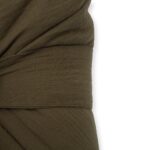 Mušelínová šnurovacia zavinovačka New Baby olive – Obrázok 3