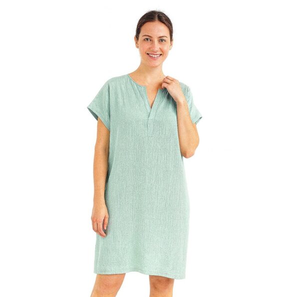 Mušelínové pončo Mommy mint, veľkosť S/M – Obrázok 4