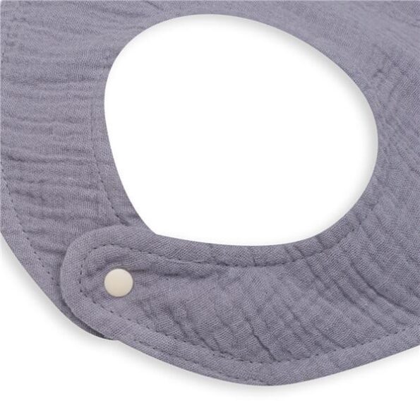 Mušelínový detský podbradník New Baby grey – Obrázok 2