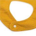 Mušelínový detský podbradník New Baby mustard – Obrázok 2