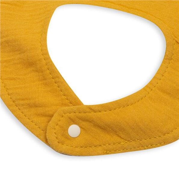 Mušelínový detský podbradník New Baby mustard – Obrázok 2