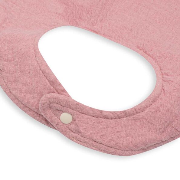 Mušelínový detský podbradník New Baby pink – Obrázok 2