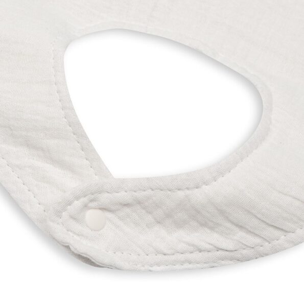Mušelínový detský podbradník New Baby white – Obrázok 2