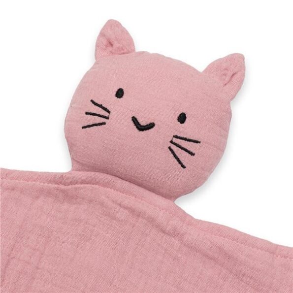 Mušelínový usínáčik New Baby Cat  pink – Obrázok 2