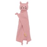 Mušelínový usínáčik New Baby Cat  pink