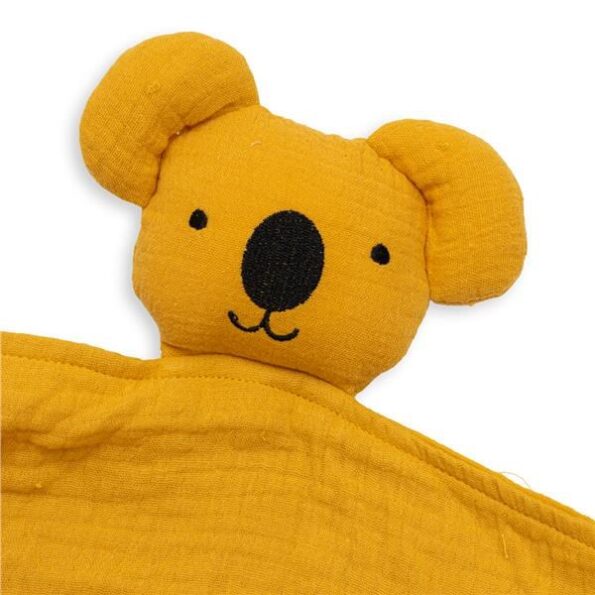 Mušelínový usínáčik New Baby Koala  Mustard – Obrázok 2